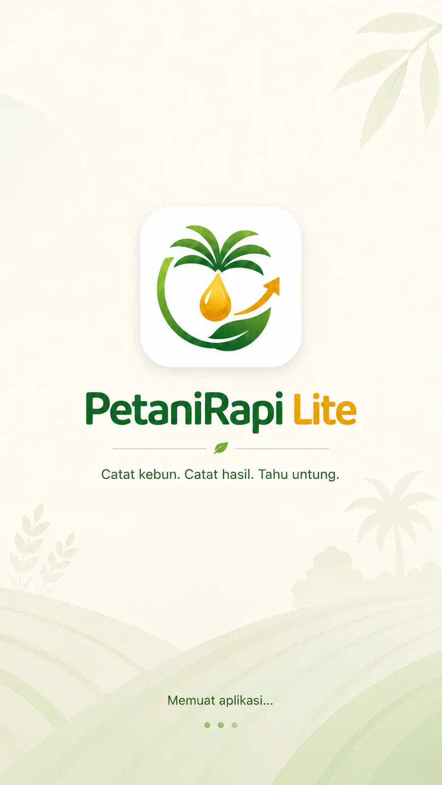 Memuat aplikasi PetaniRapi Lite